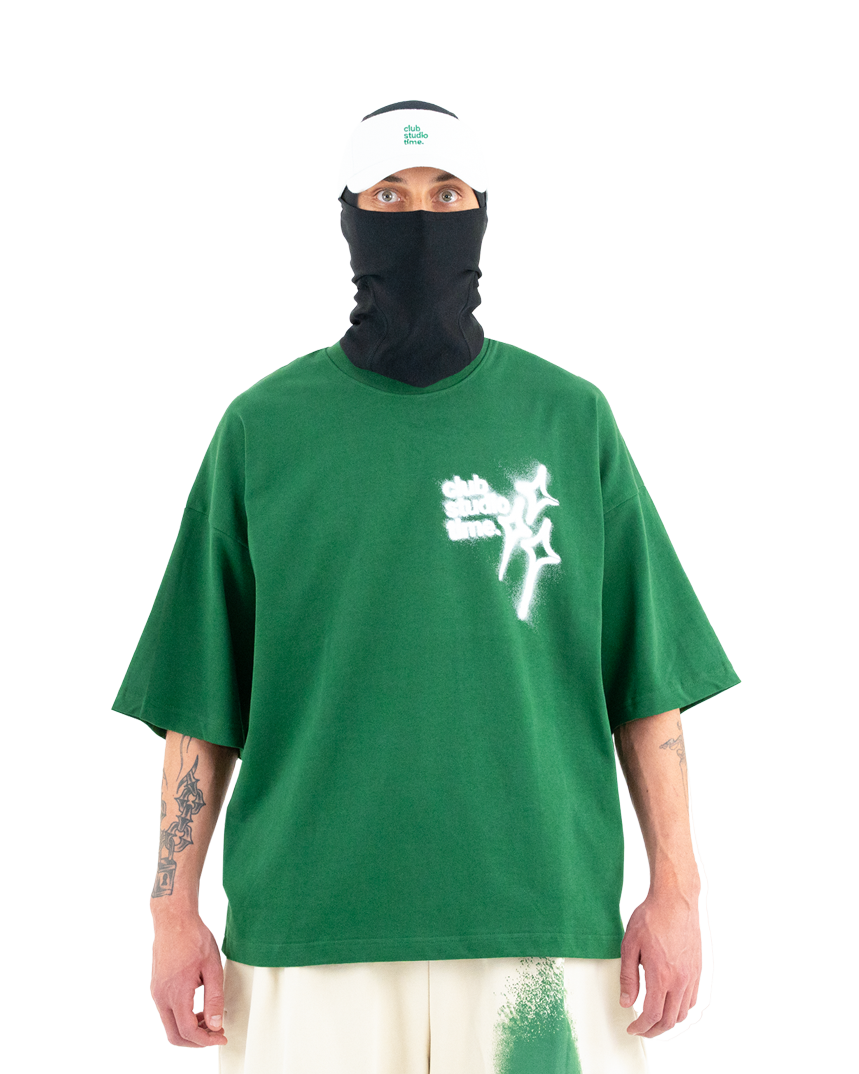 Pine Green / White V2 Signature Tee
